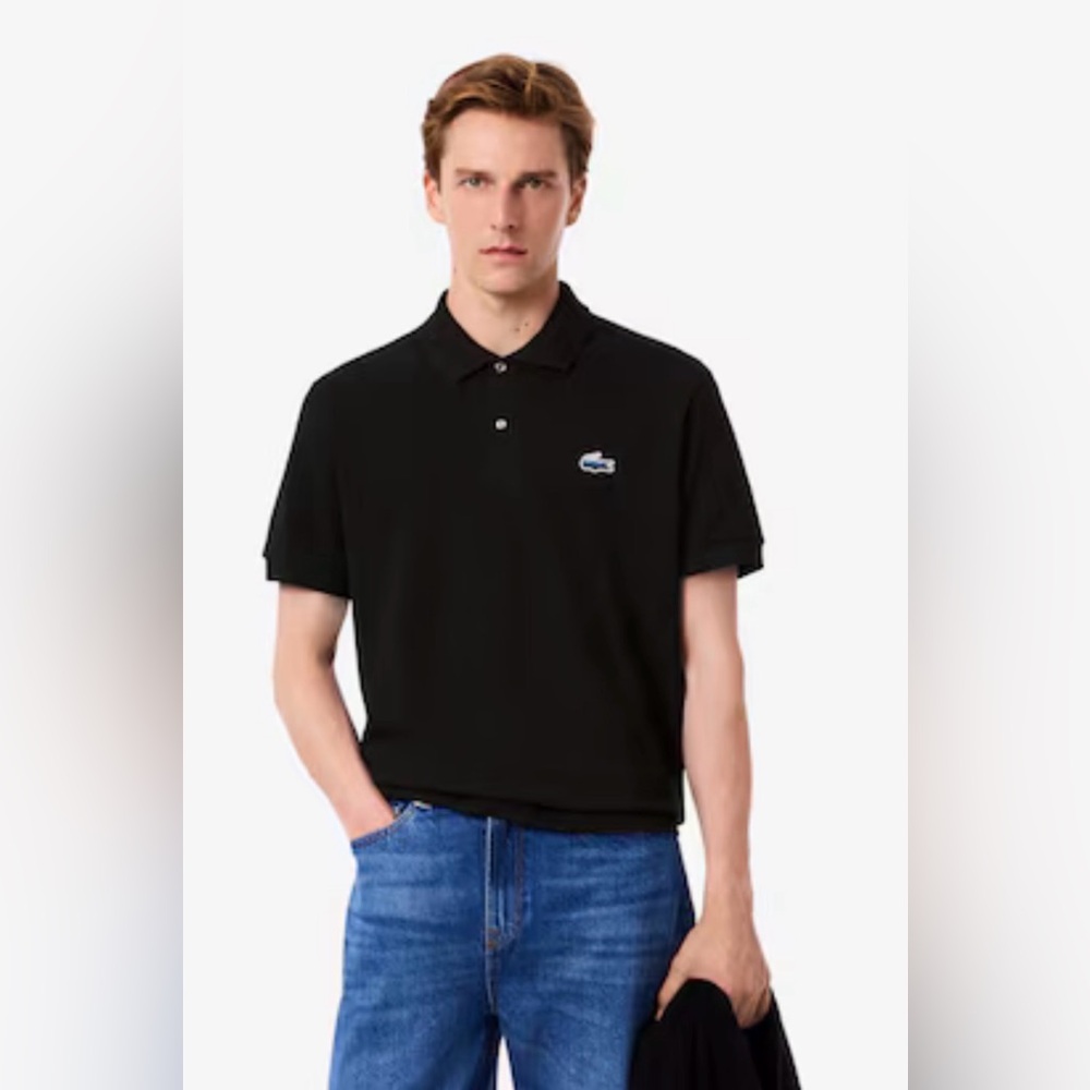 Lacoste Classic Landscape Polo Shirt | Black | Size XX Large